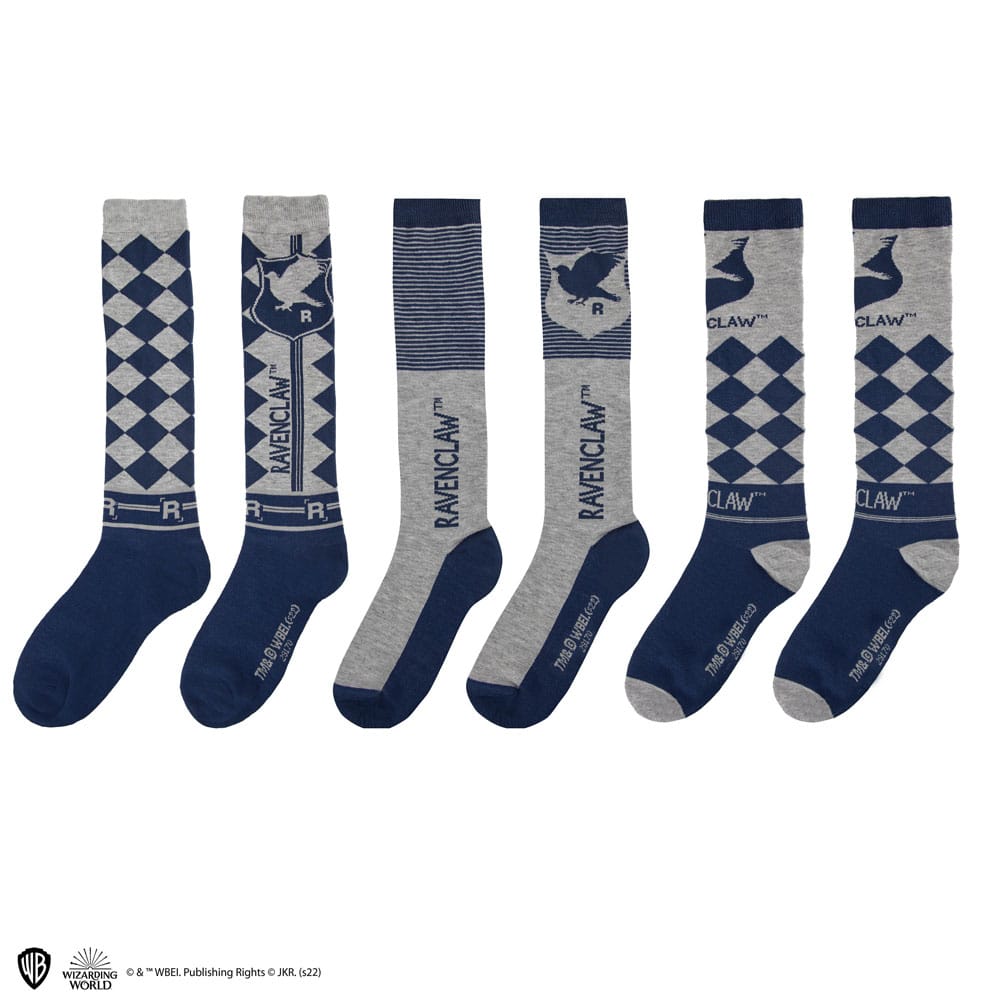 Harry Potter Kniestrümpfe 3er-Pack Ravenclaw Image 8