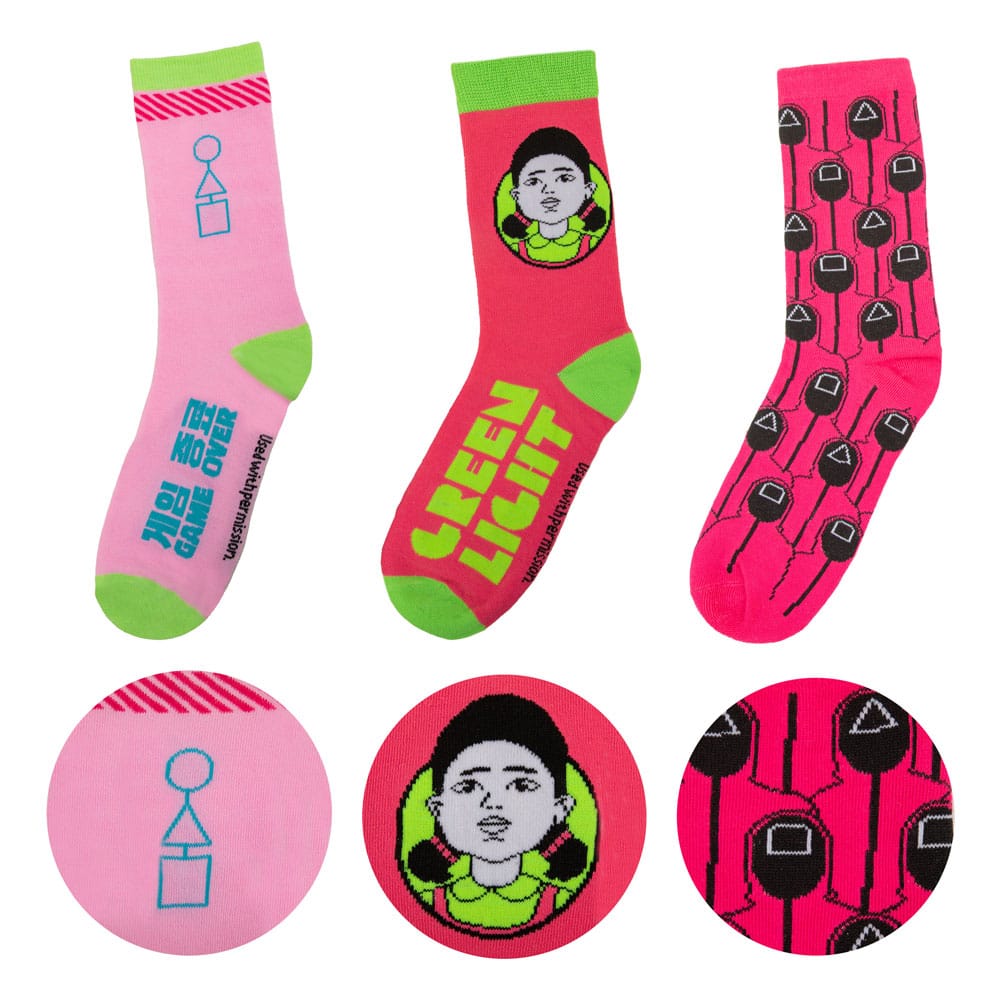 Squid Game Socken 3er-Pack Image 1