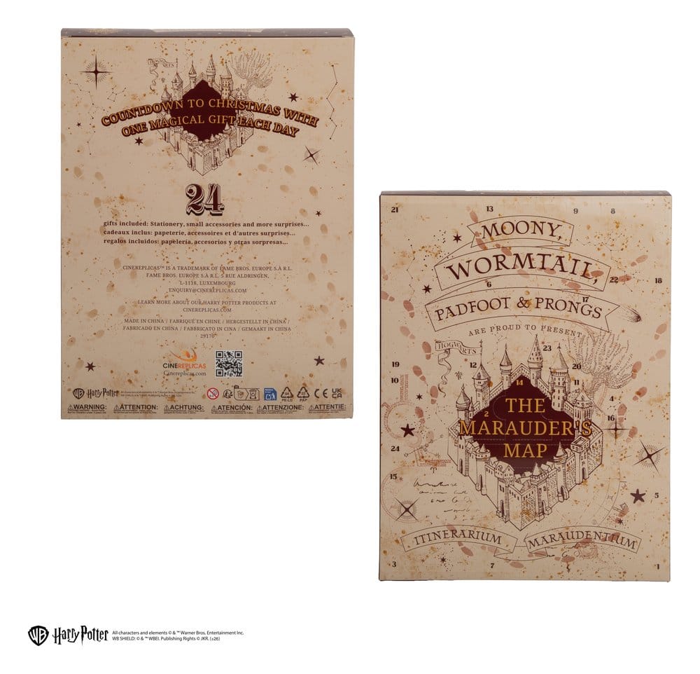 Harry Potter Adventskalender Marauder's Map New Edition 2026 Image 8