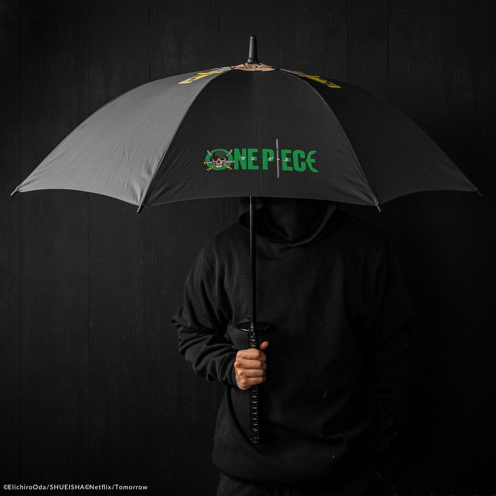 One Piece Regenschirm Zoro Black Sword Image 2