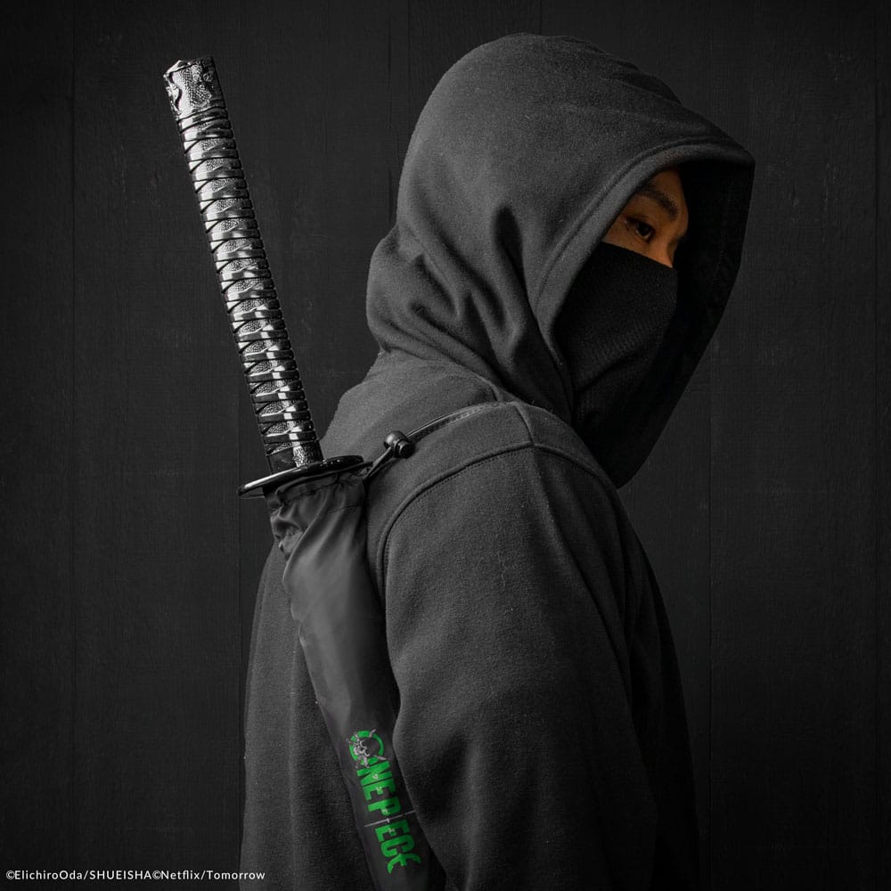 One Piece Regenschirm Zoro Black Sword Image 3