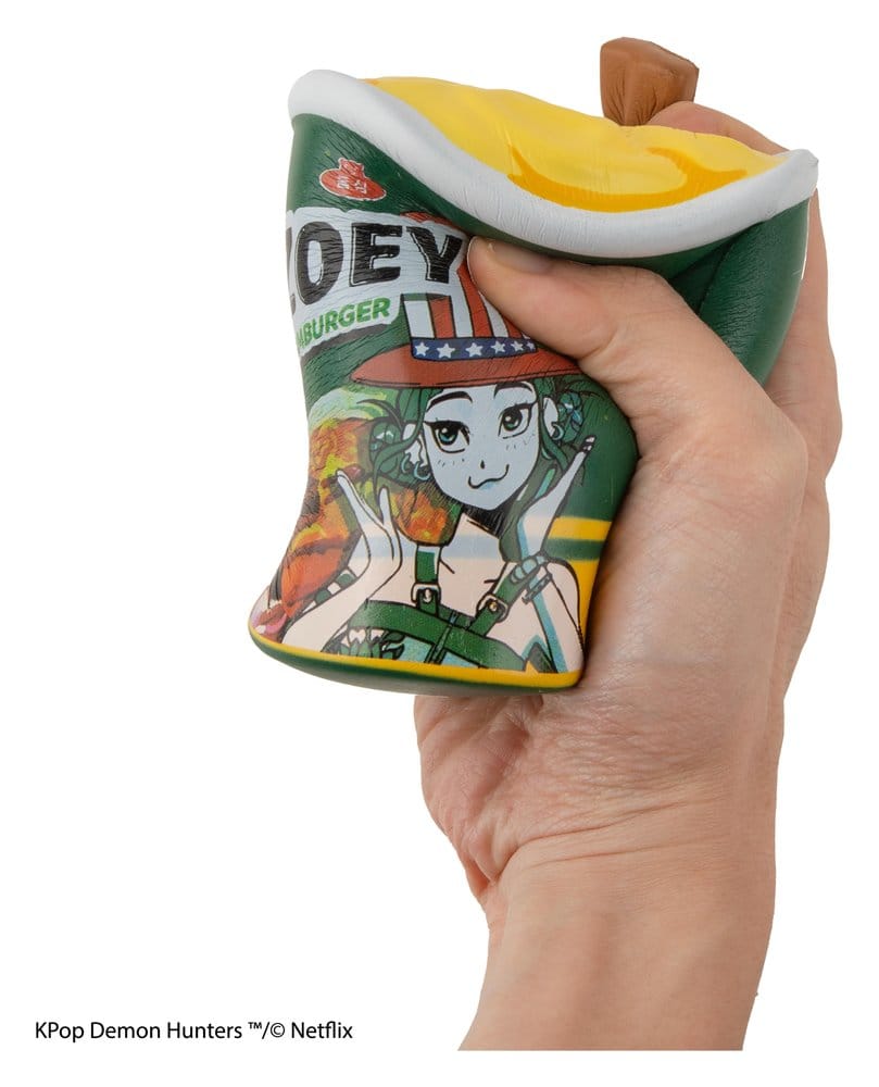 KPop Demon Hunters Squishy Anti-Stress Figur Zoey Hamburger Noodles Image 3