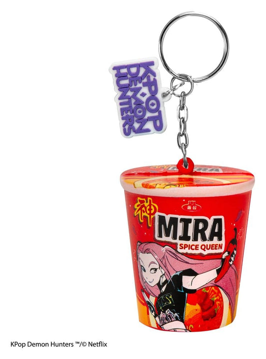 KPop Demon Hunters Squishy Schlüsselanhänger Mira Spice Queen Noodles Image 1