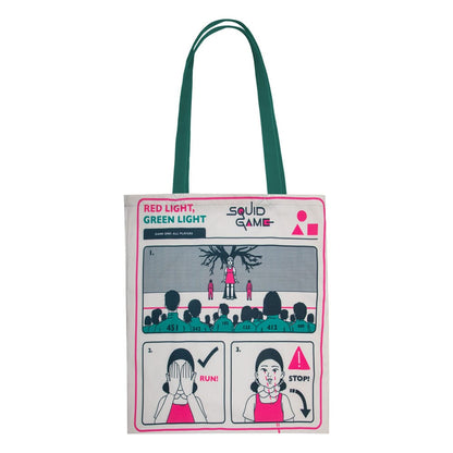 Squid Game Tragetasche Young-hee Blue Print Image 1