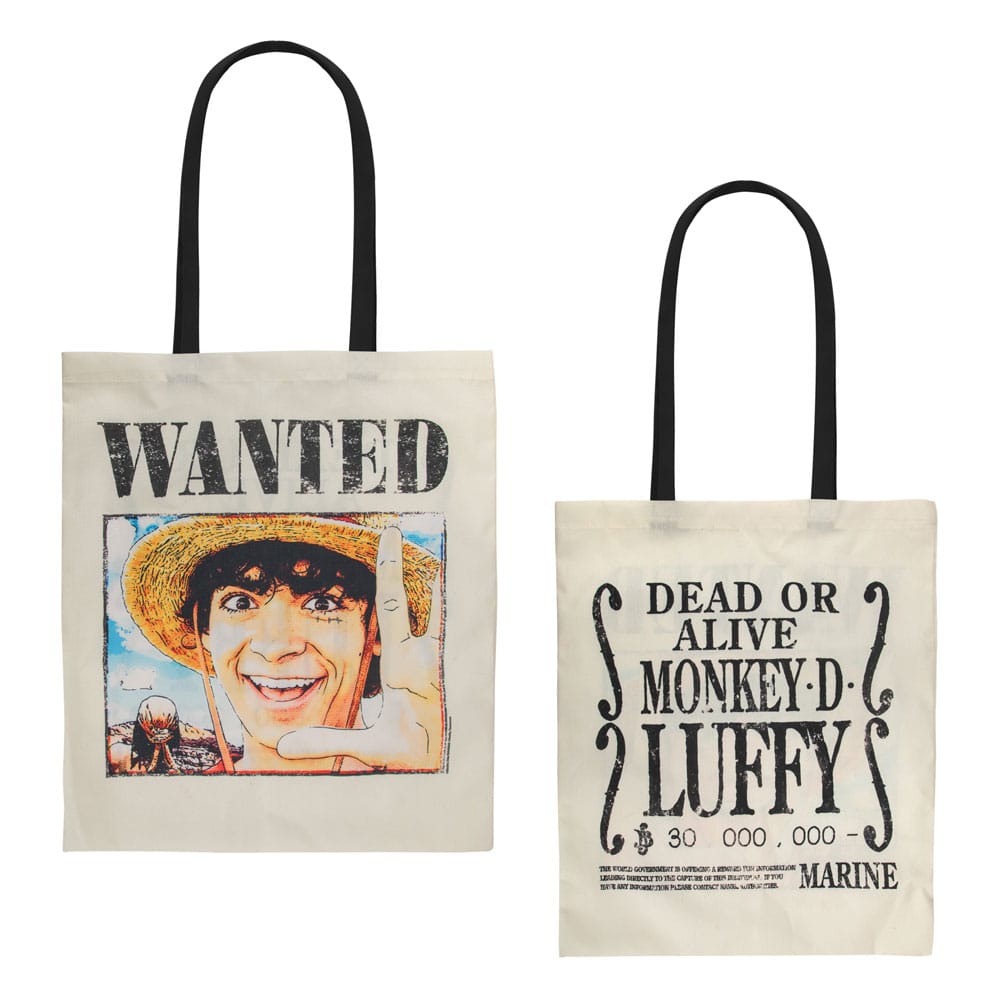 One Piece Tragetasche Wanted Luffy Image 1