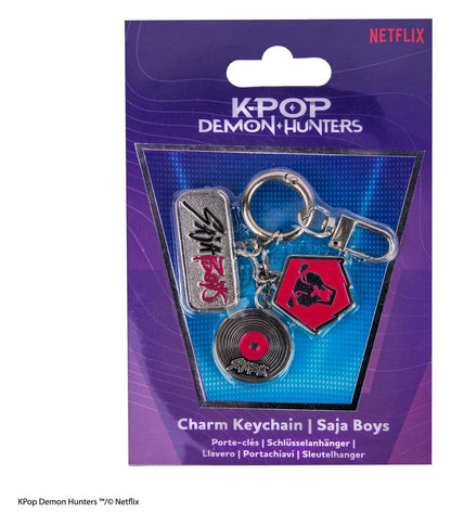KPop Demon Hunters Charm-Schlüsselanhänger Saja Boys Image 3