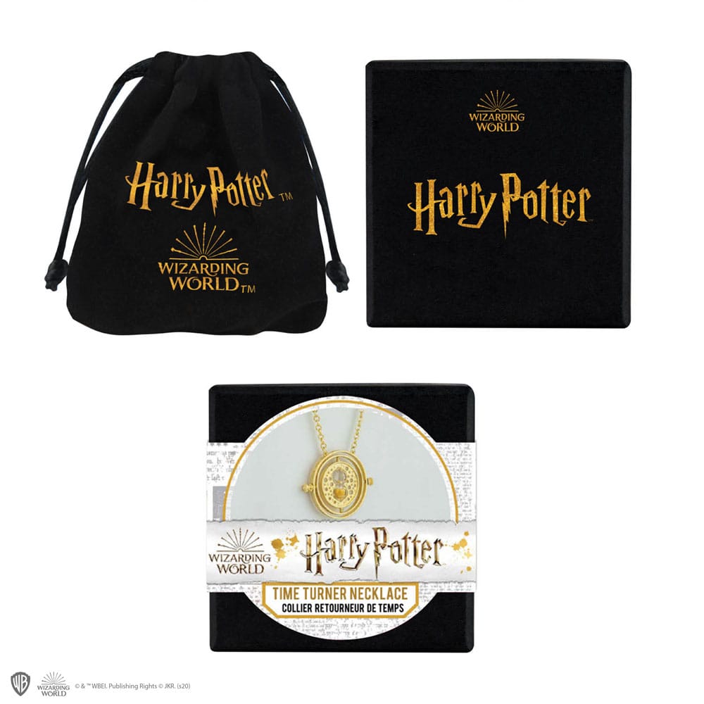 Harry Potter Halskette & Anhänger Zeitumkehrer mit Geschenbox Image 6