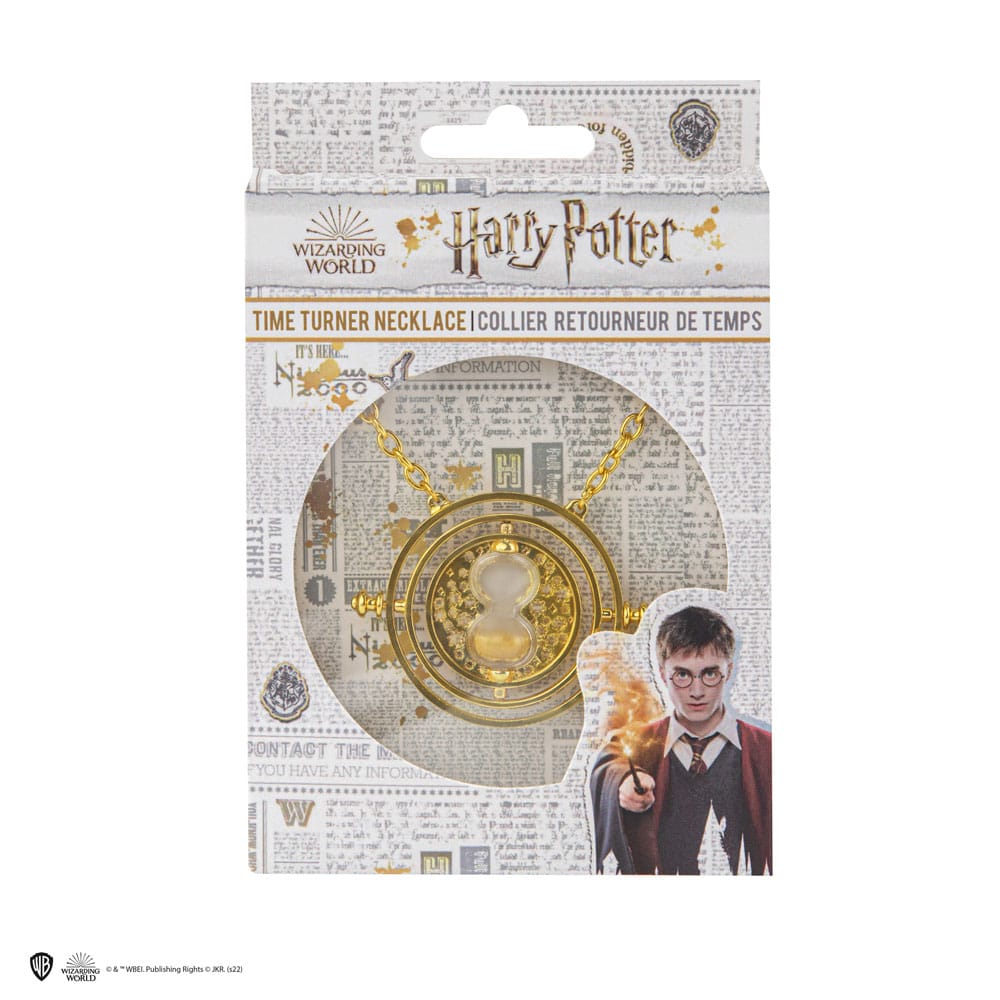 Harry Potter Halskette & Anhänger Zeitumkehrer mit Geschenbox Image 7