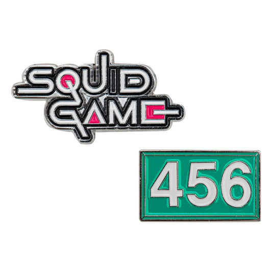 Squid Game Ansteck-Pins 2er-Pack Squid Game & Player 456 Image 1