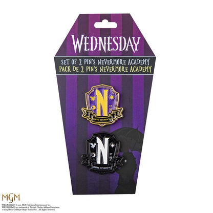 Wednesday Ansteck-Pins 2er-Pack Nevermore Academy Image 5