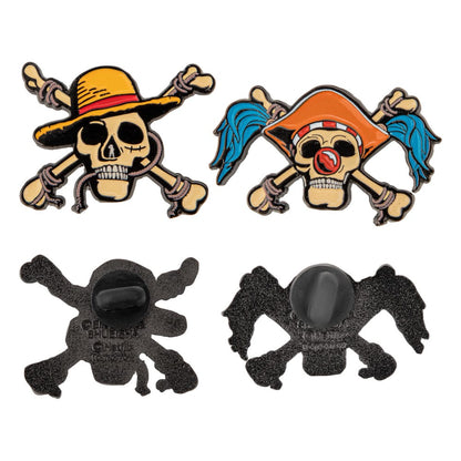 One Piece Ansteck-Pins 2er-Pack Luffy & Buggy Image 1