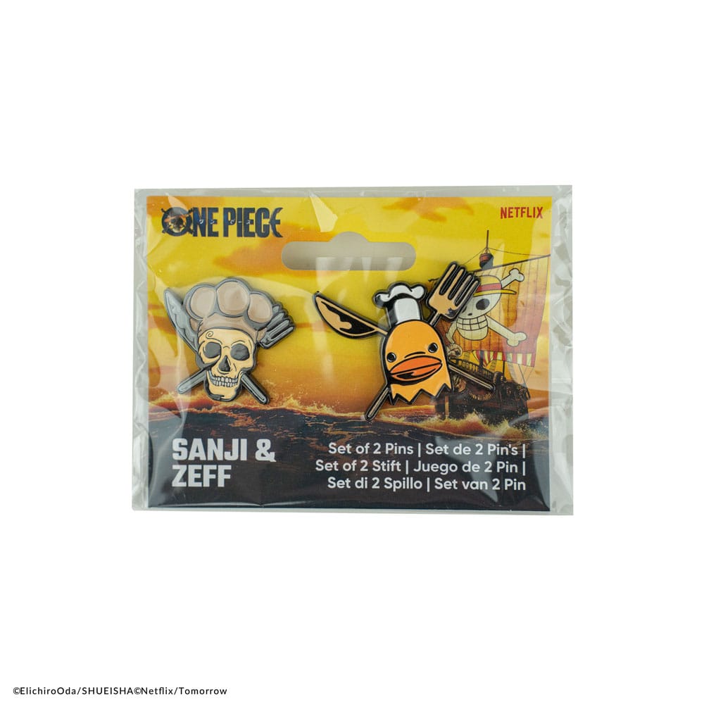 One Piece Ansteck-Pins 2er-Pack Sanji & Zeff Image 3