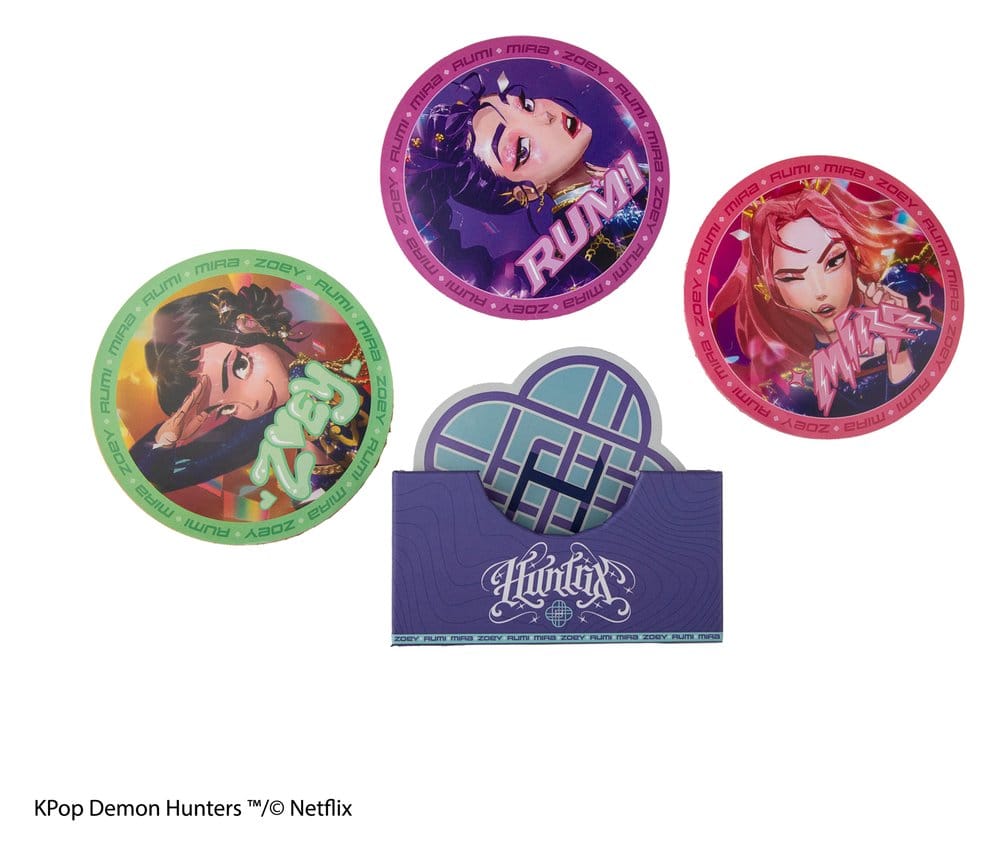 KPop Demon Hunters Untersetzer-Set (4 Stk.) HUNTR/X Image 1