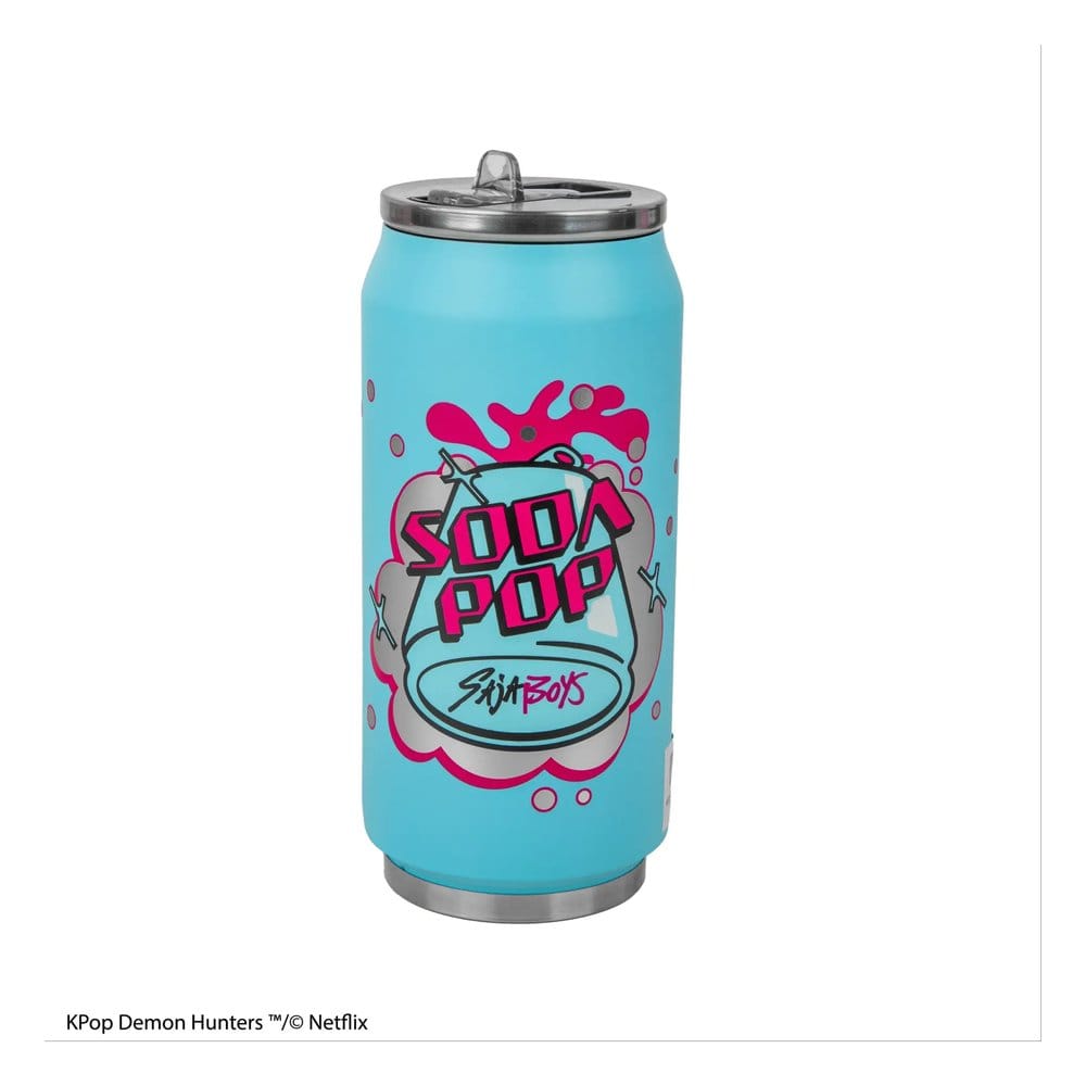 KPop Demon Hunters Thermobecher mit Strohhalm Soda Pop Can Image 1