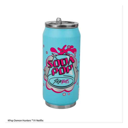 KPop Demon Hunters Thermobecher mit Strohhalm Soda Pop Can Image 1