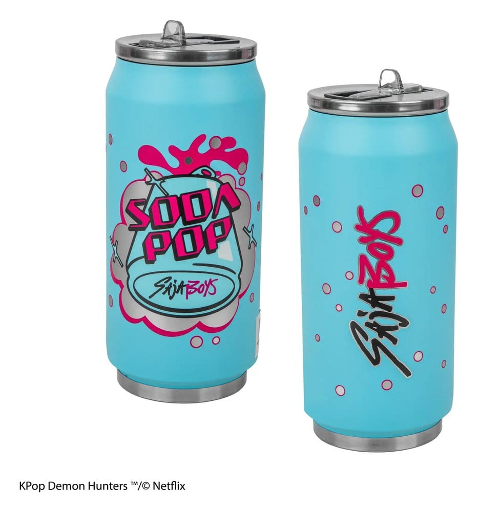 KPop Demon Hunters Thermobecher mit Strohhalm Soda Pop Can Image 2