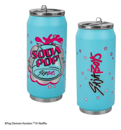 KPop Demon Hunters Thermobecher mit Strohhalm Soda Pop Can Image 2