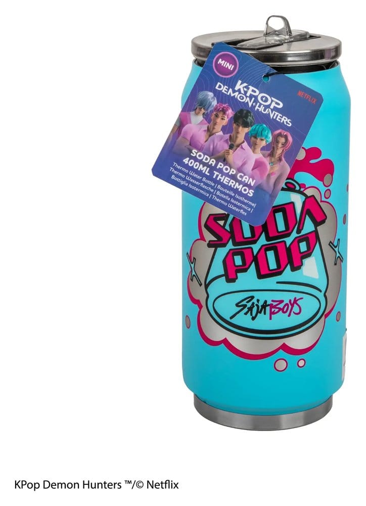 KPop Demon Hunters Thermobecher mit Strohhalm Soda Pop Can Image 3