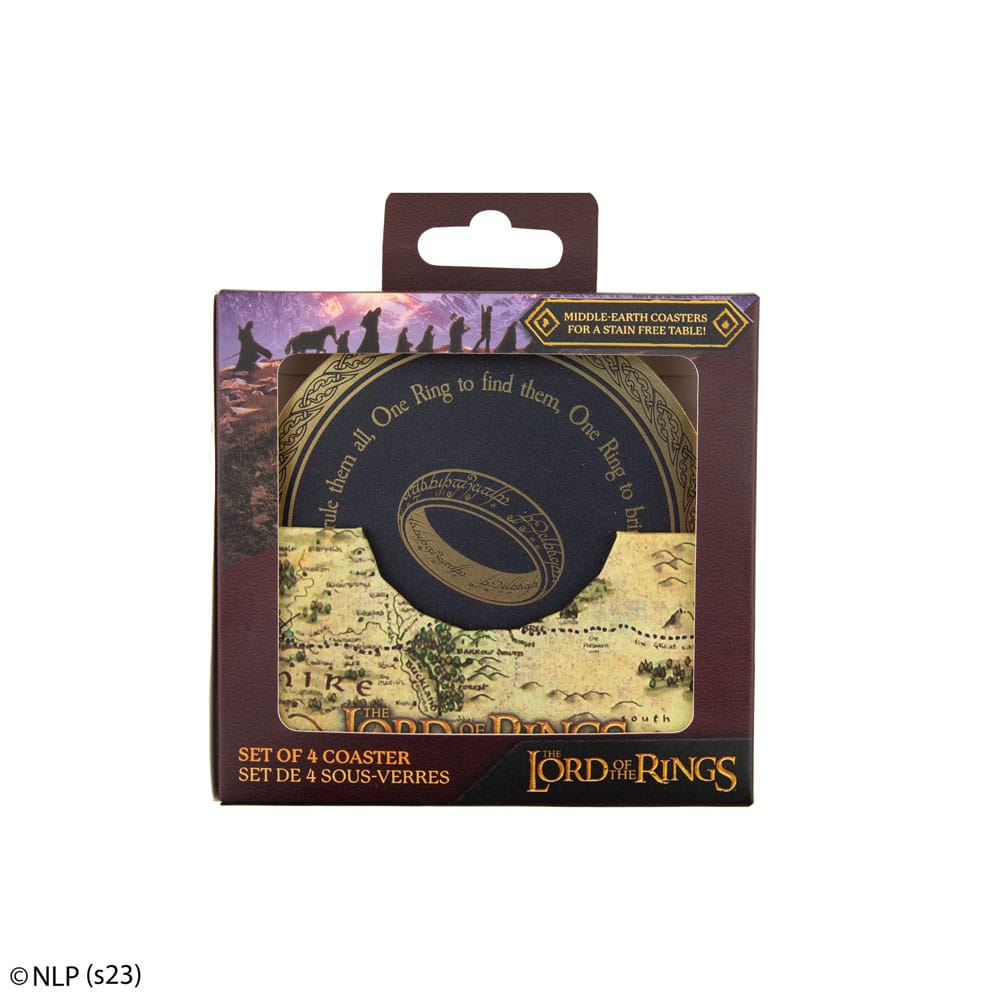 Herr der Ringe Untersetzer 4er-Pack Image 3