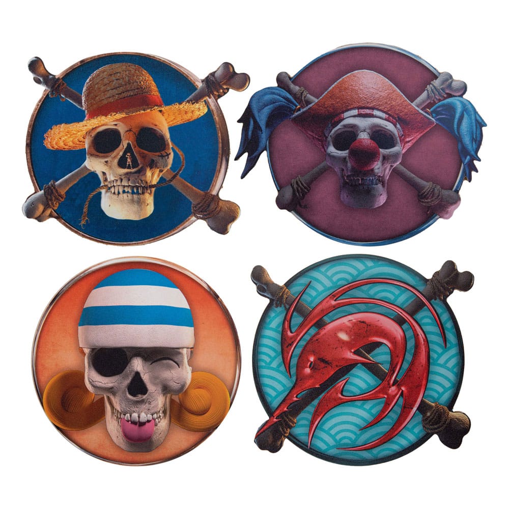 One Piece Untersetzer 4er-Pack Characters #1 Image 1