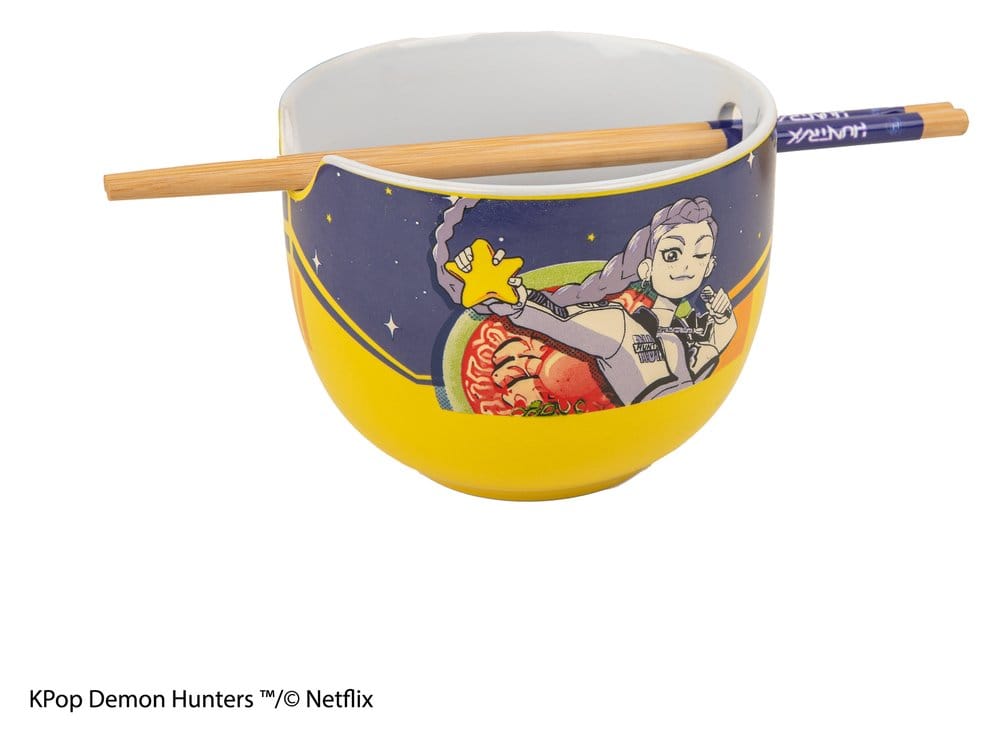 KPop Demon Hunters Ramen-Schüssel mit Stäbchen Rumi Superstar Flavor Image 1