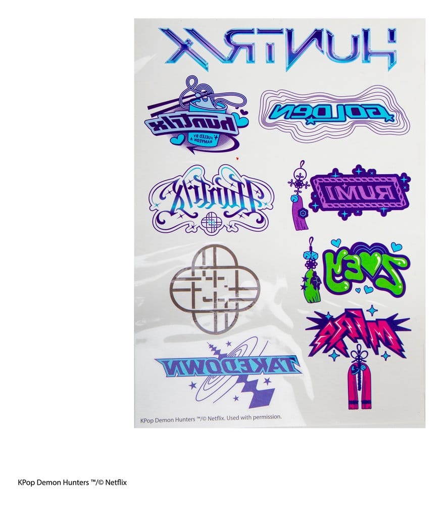 KPop Demon Hunters Tattoo-Sticker KPop Demon Hunters Image 5