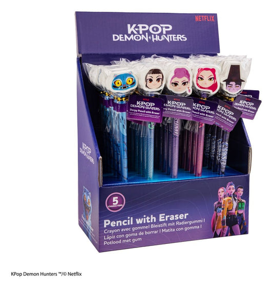 KPop Demon Hunters Bleistift & Radiergummi Serie 1 Display (30) Image 1