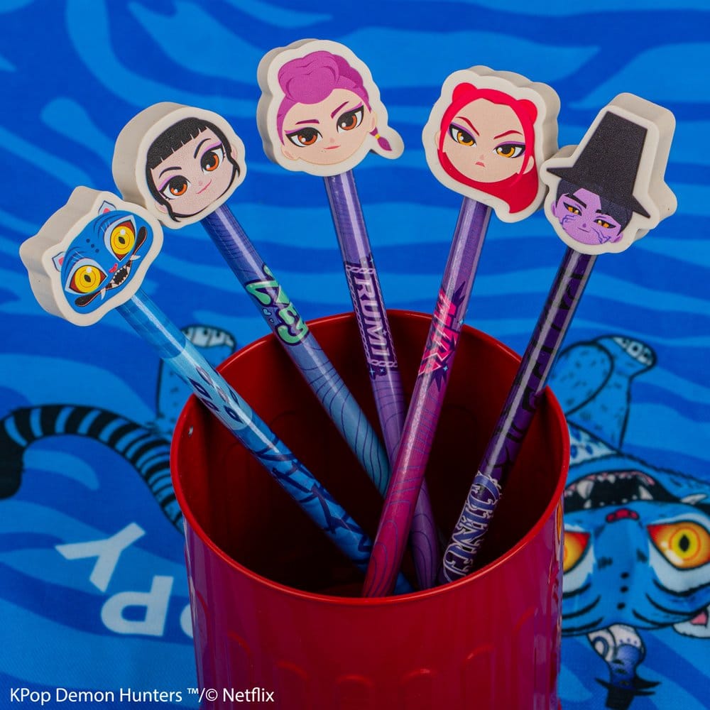 KPop Demon Hunters Bleistift & Radiergummi Serie 1 Display (30) Image 8