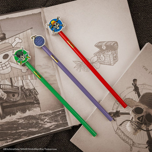 One Piece Bleistifte mit Radierertopper Zoro Image 2