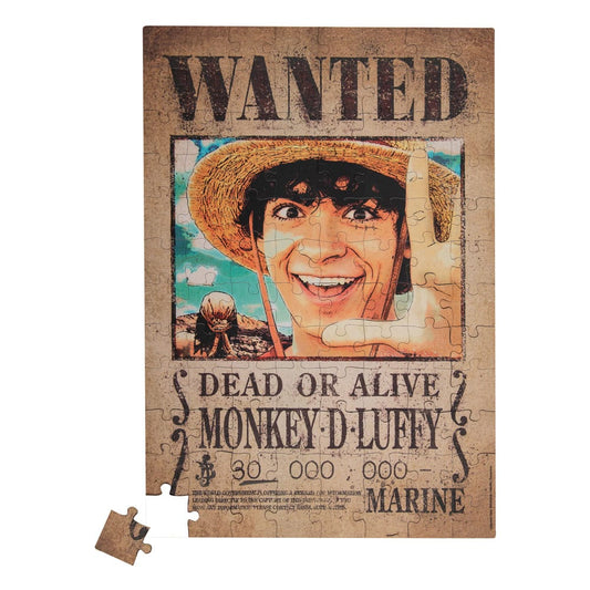 One Piece Magnetic Puzzle Wanted Luffy Image 1