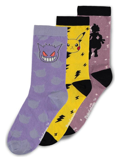 Pokémon Socken 3er-Pack Crew 39-42 Image 1