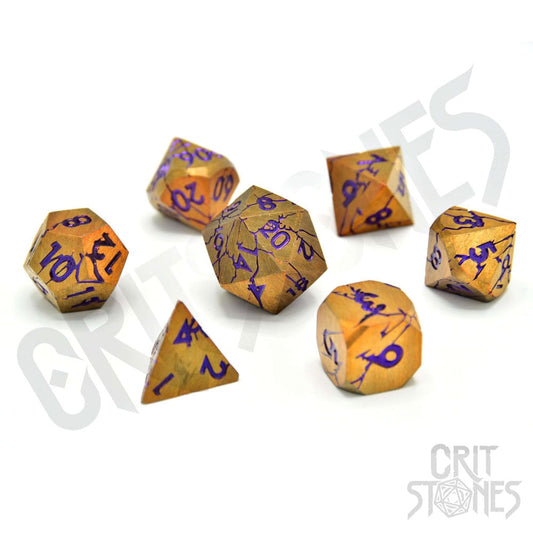 CritStones Metal Würfel Set Shattered Sigils (7) Image 1