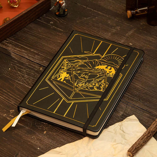 Dungeons & Dragons RPG Journal 5e Black Image 1