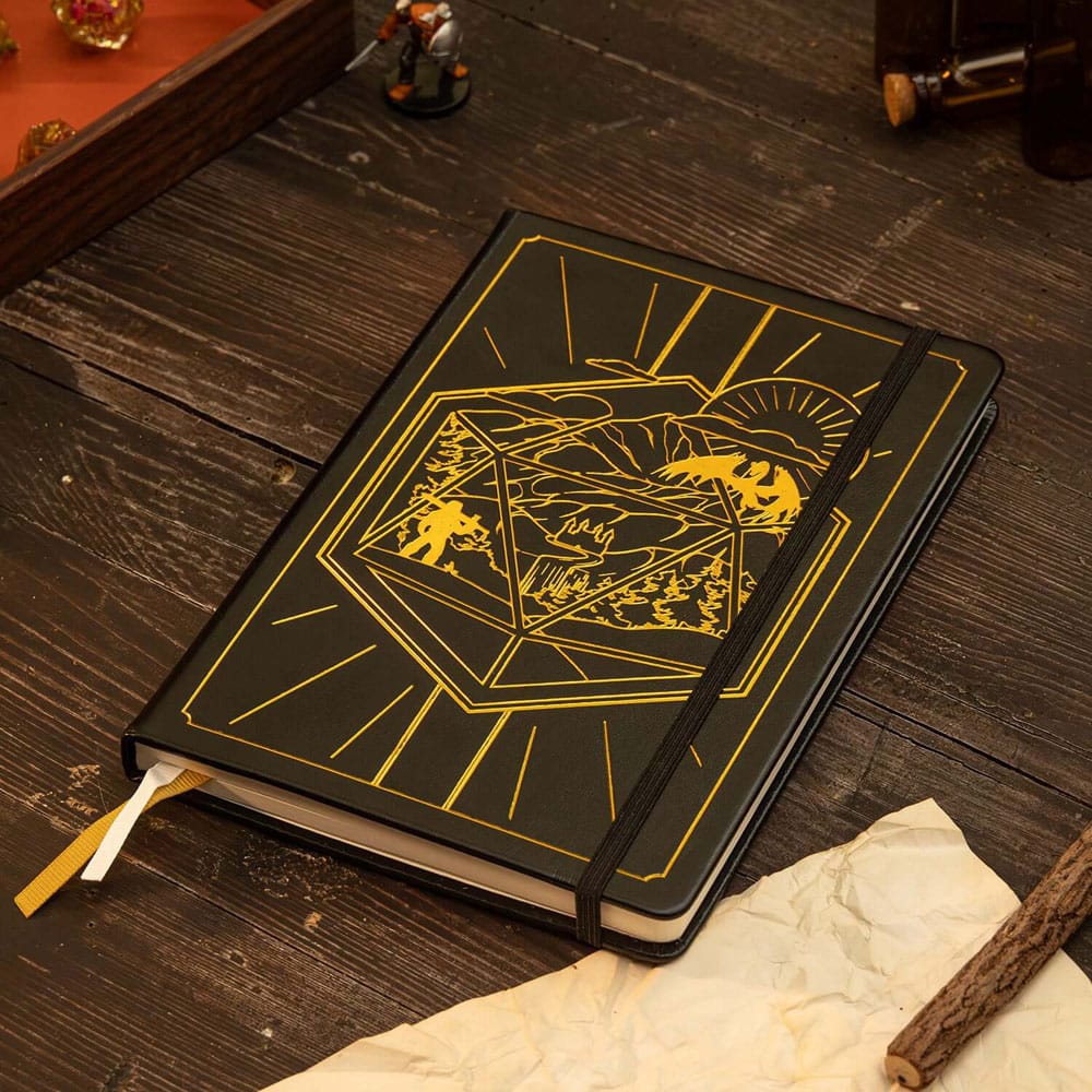 Dungeons & Dragons RPG Journal 5e Black Image 1