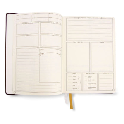 Dungeons & Dragons RPG Journal 5e Black Image 7