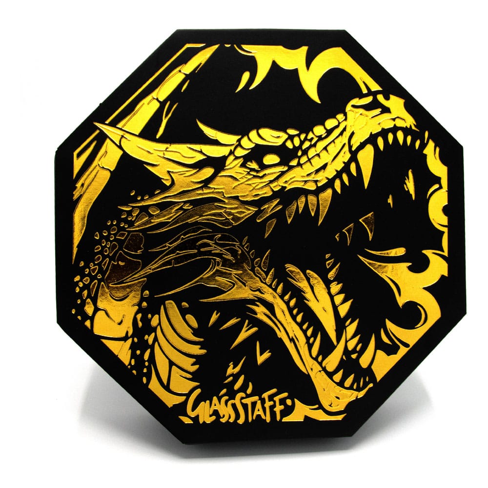 CritStones Arena Würfelteller Black Dragon (Yellow Lid) Image 3