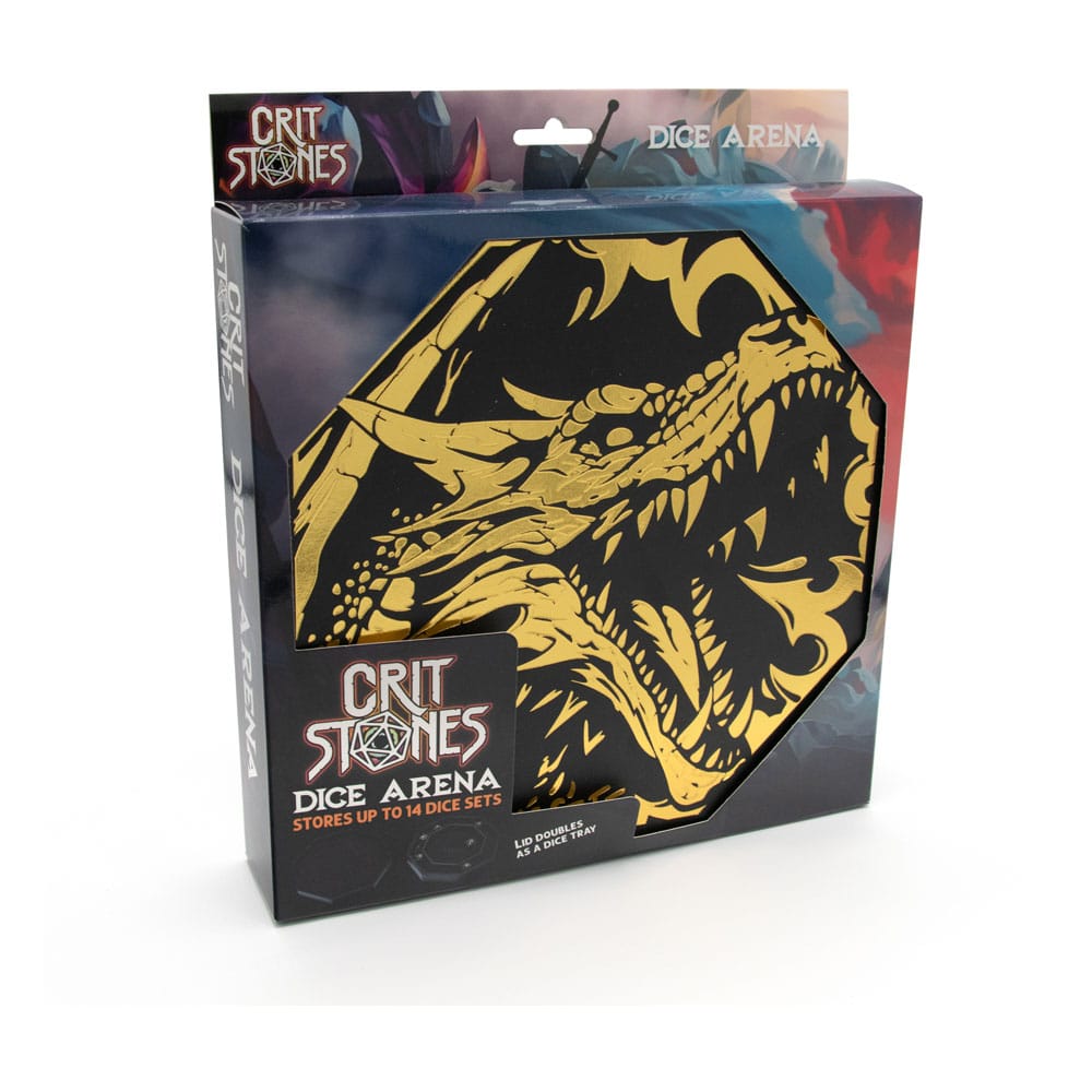 CritStones Arena Würfelteller Black Dragon (Yellow Lid) Image 4