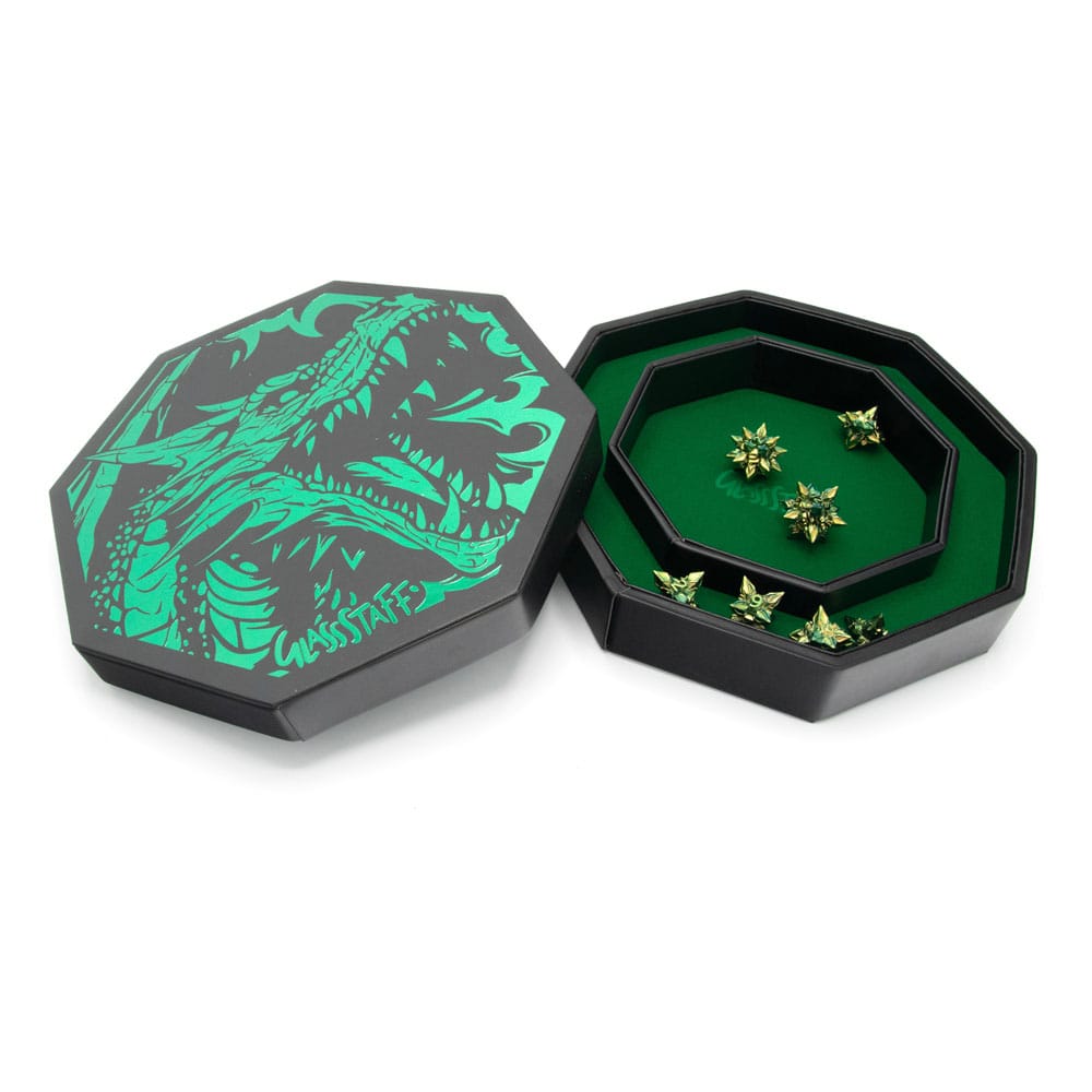 CritStones Arena Würfelteller Green Dragon Image