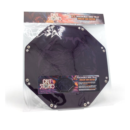 CritStones Faltbarer Würfelteller Dragon Skin XL Edition Black Image 2