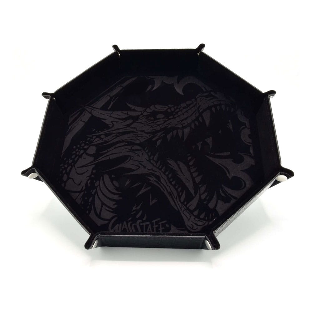 CritStones Faltbarer Würfelteller Dragon Skin XL Edition Black Image 1
