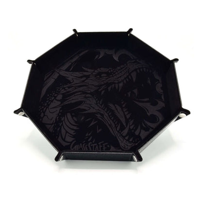 CritStones Faltbarer Würfelteller Dragon Skin XL Edition Black Image 1
