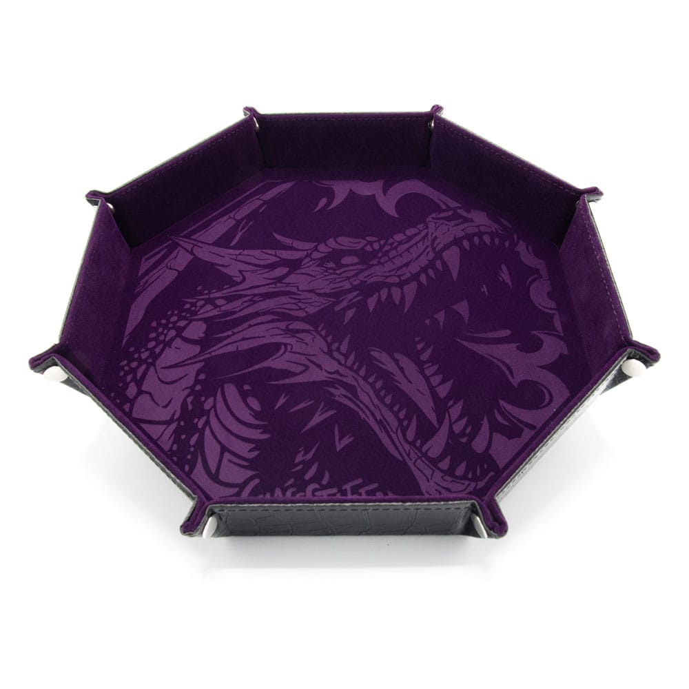 CritStones Faltbarer Würfelteller Dragon Skin XL Edition Purple Image