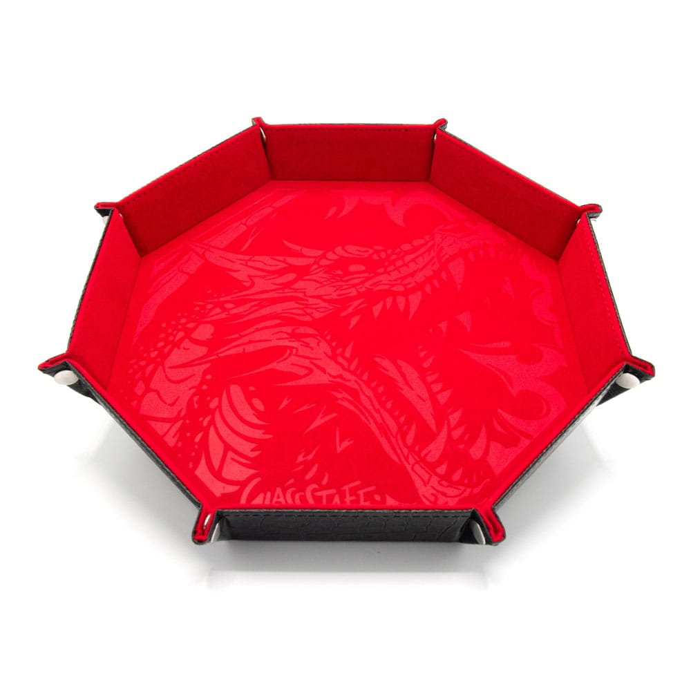 CritStones Faltbarer Würfelteller Dragon Skin XL Edition Red Image