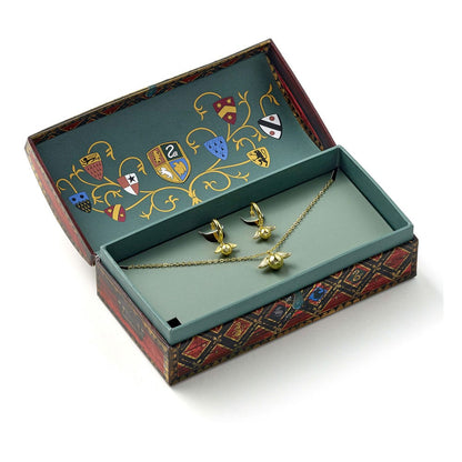 Harry Potter: Quidditch Golden Snitch Halskette und Ohrringe Geschenkset (Goldfarben) Image 1