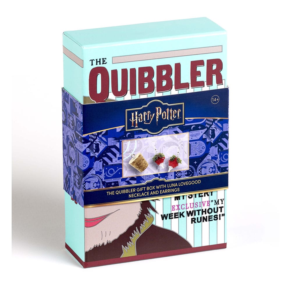 Harry Potter: Quibbler Luna-Perlenkette mit Korkanhänger und Rettich-Ohrringe Geschenkset Image 3