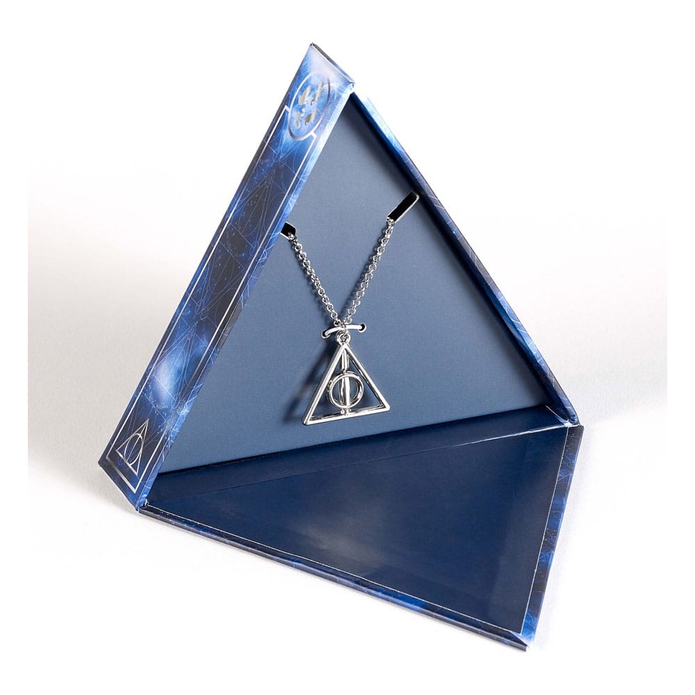 Harry Potter: Deathly Hallows drehende Halskette Geschenkset (Silberfarben) Image 1