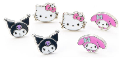 Sanrio Ohrstecker-Set Hello Kitty, Kuromi und My Melody Image 2