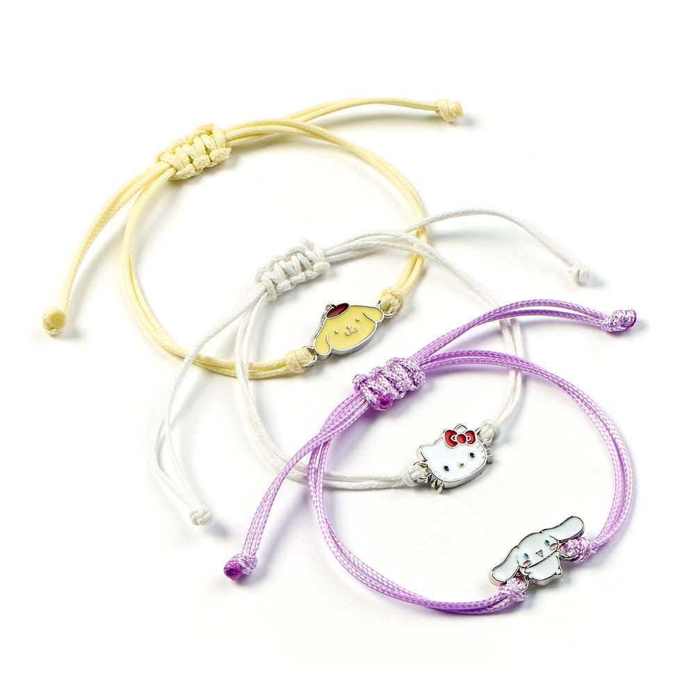 Sanrio Armbänder 3er-Pack Hello Kitty, Cinnamonroll und Pompompurin Image 2