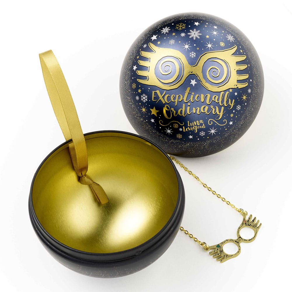 Harry Potter Christbaumschmuck mit Halskette Luna Lovegood Glasses Image 1