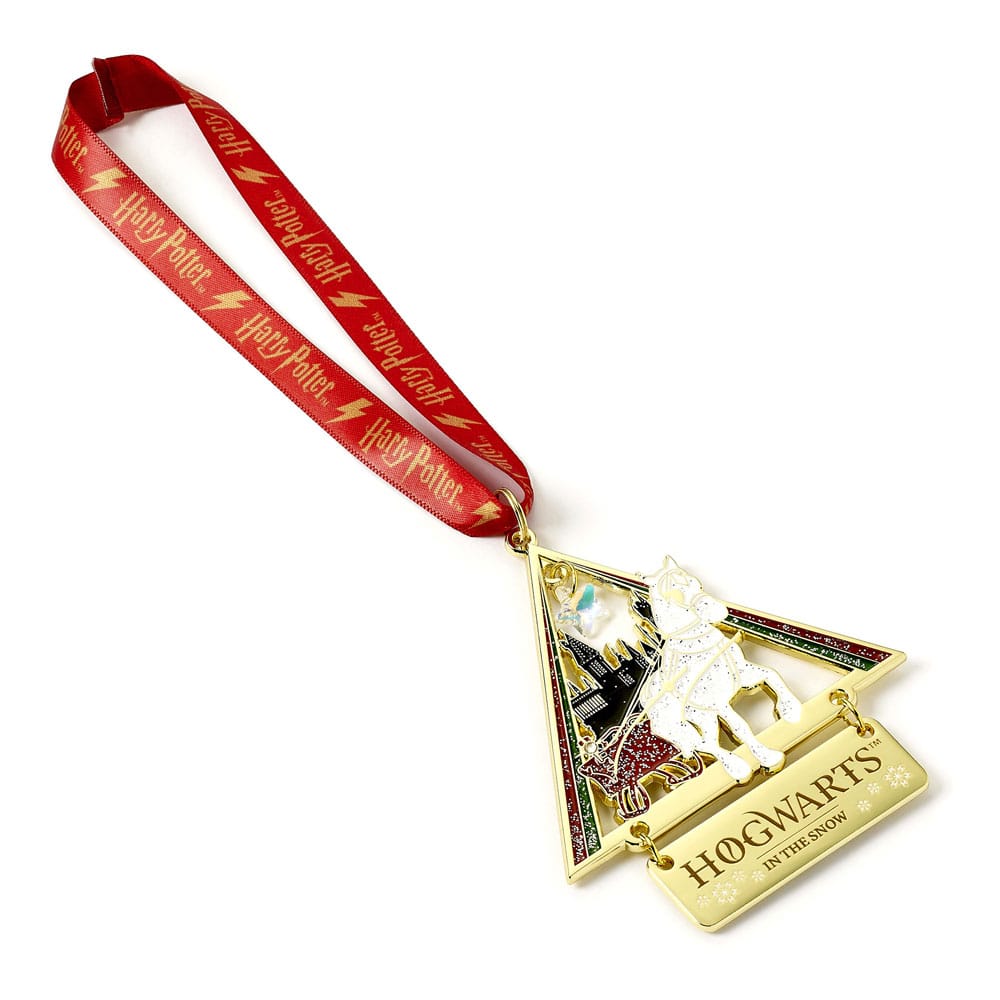 Harry Potter Christbaumschmuck Hogwarts in the Snow (Goldfarben) Image 1